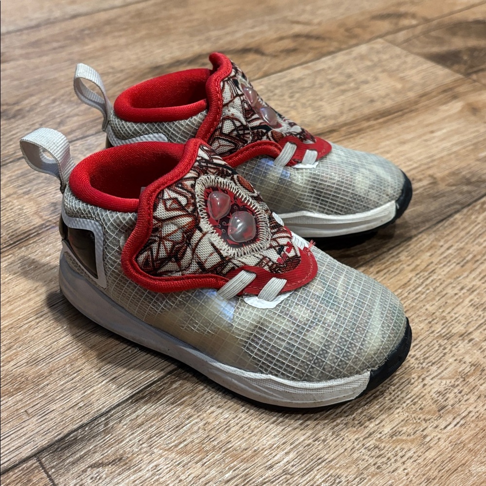 Nike Kids' Red and White Sneakers